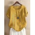 <b>Notice</b>: Undefined variable: alt_image in <b>/www/wwwroot/www.clothlars.com/vqmod/vqcache/vq2-catalog_view_theme_fastor_template_product_product.tpl</b> on line <b>162</b>Bohemian Print Button Crew Neck Short Sleeve T-Shirts