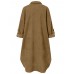 <b>Notice</b>: Undefined variable: alt_image in <b>/www/wwwroot/www.clothlars.com/vqmod/vqcache/vq2-catalog_view_theme_fastor_template_product_product.tpl</b> on line <b>162</b>Women Corduroy Solid Moslem Style Collared Raglan Button Front High Low Dress