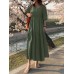 <b>Notice</b>: Undefined variable: alt_image in <b>/www/wwwroot/www.clothlars.com/vqmod/vqcache/vq2-catalog_view_theme_fastor_template_product_product.tpl</b> on line <b>162</b>Women Lace up Solid Color Calf Length Drawstring Waist Midi Dresses