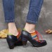 <b>Notice</b>: Undefined variable: alt_image in <b>/www/wwwroot/www.clothlars.com/vqmod/vqcache/vq2-catalog_view_theme_fastor_template_product_product.tpl</b> on line <b>162</b>Leather Contrast Splicing Cutout Lace-up Chunky Heel Pumps Dress Shoes