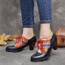 <b>Notice</b>: Undefined variable: alt_image in <b>/www/wwwroot/www.clothlars.com/vqmod/vqcache/vq2-catalog_view_theme_fastor_template_product_product.tpl</b> on line <b>155</b>Leather Contrast Splicing Cutout Lace-up Chunky Heel Pumps Dress Shoes