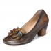 <b>Notice</b>: Undefined variable: alt_image in <b>/www/wwwroot/www.clothlars.com/vqmod/vqcache/vq2-catalog_view_theme_fastor_template_product_product.tpl</b> on line <b>162</b>Retro Three Colors Cute Florals Shallow Mouth Round Leather Slip On Casual Pumps