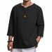 <b>Notice</b>: Undefined variable: alt_image in <b>/www/wwwroot/www.clothlars.com/vqmod/vqcache/vq2-catalog_view_theme_fastor_template_product_product.tpl</b> on line <b>162</b>Ethnic Casual Men's Long-sleeved V-neck Solid Color Large Size Loose T-Shirts