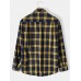 <b>Notice</b>: Undefined variable: alt_image in <b>/www/wwwroot/www.clothlars.com/vqmod/vqcache/vq2-catalog_view_theme_fastor_template_product_product.tpl</b> on line <b>162</b>Mens Plaid Stand Collar High Low Cotton Long Sleeve Henley Shirts